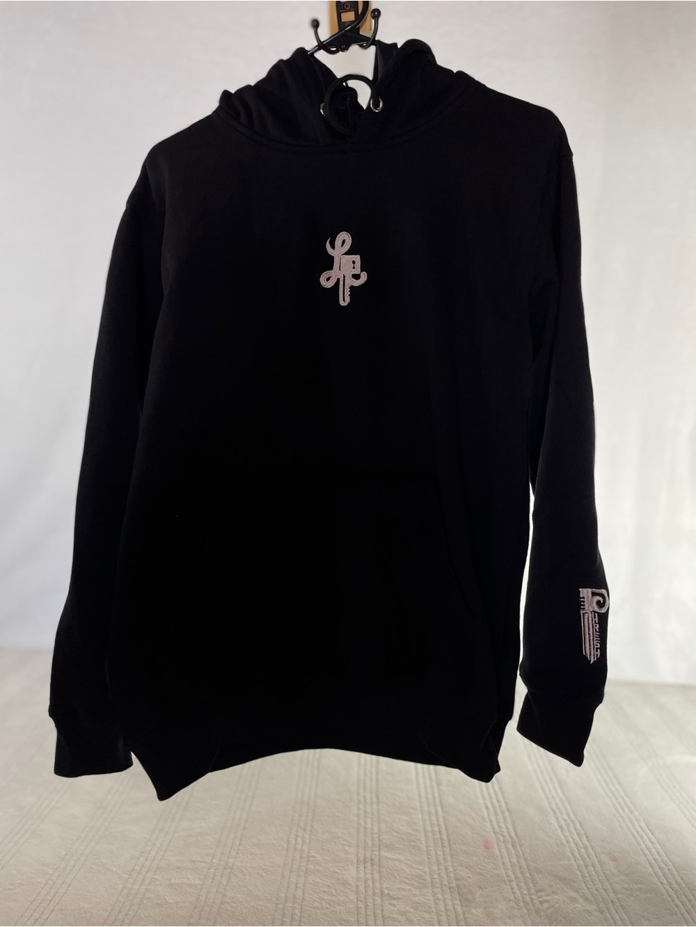 Le Phresh Black Graphic Hoodie “Love Those Who Love You”